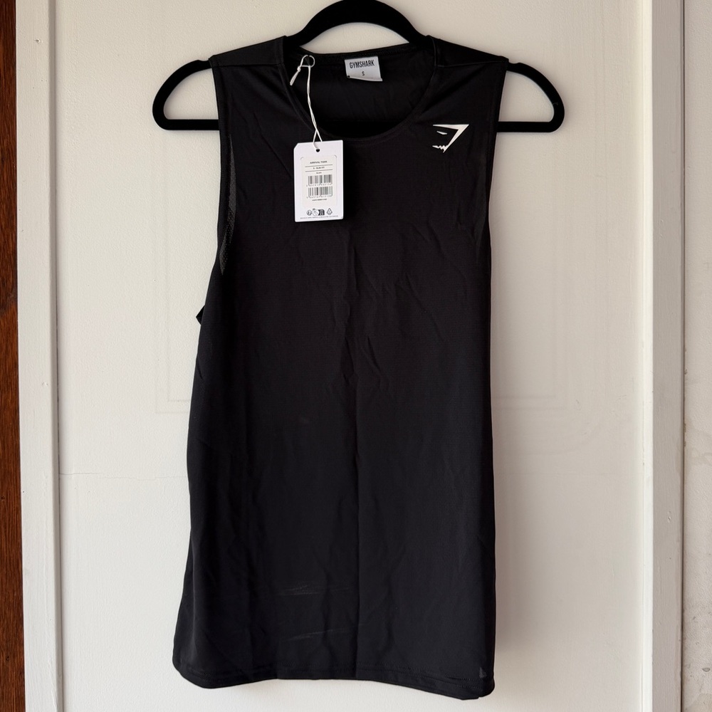 Gymshark Men’s Athletic Workout Tank Top in Black NWT